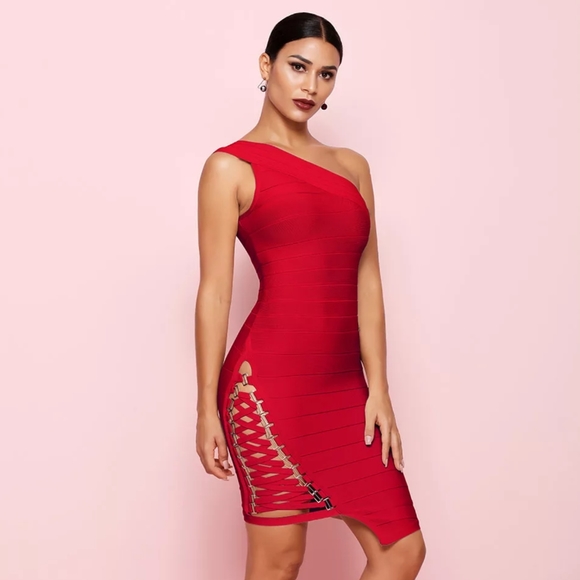 🎆HP🎇One-Shoulder Sequined Night Out Party Dress - Picture 3 of 8